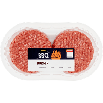 Jumbo BBQ Burger 4 Stuks