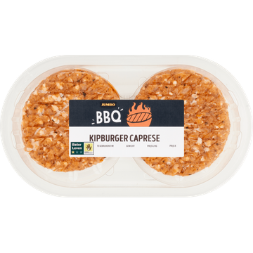 Jumbo BBQ Burger Caprese Style 2 Stuks
