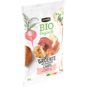 Jumbo Biologisch Groente Chips met Aardappel 100 g