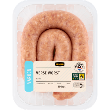Jumbo Verse Worst Varken 390 g