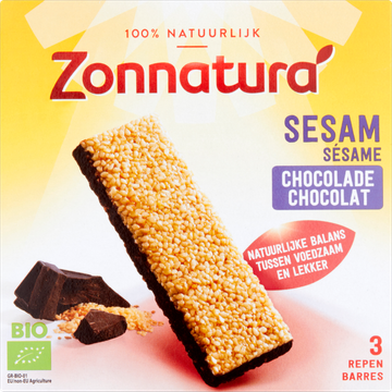 Zonnatura Sesam Chocolade 3 x 30 g