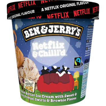 Ben & Jerry's IJs Netflix & chilll'd pint - 465 ml