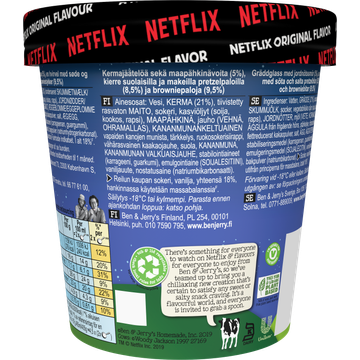 Ben & Jerry's IJs Netflix & chilll'd pint - 465 ml