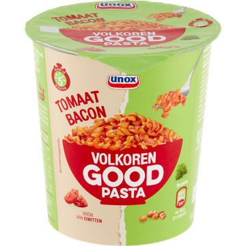 Unox Tomaat Bacon Volkoren Good Pasta 57 g