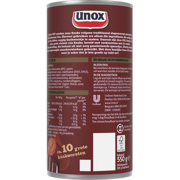 Unox XXL Knaks 550 g