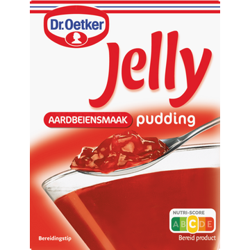 Dr. Oetker Jelly Aardbeiensmaak Pudding 94 g