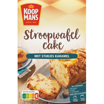 Koopmans Stroopwafelcake met Stukjes Karamel 400 g