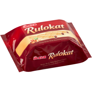 Ãœlker Rulokat Wafel Rolletjes met Hazelnoot 150 g