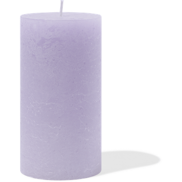 HEMA Rustieke Kaars Lila - 13 x 7 cm