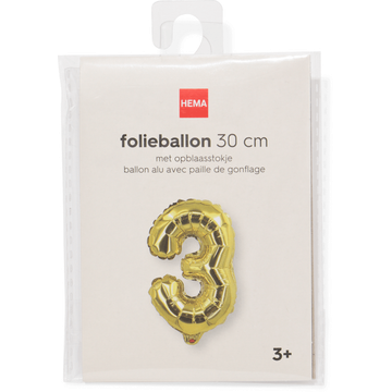 HEMA Folieballon Goud 3