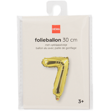 HEMA Folieballon Goud 7