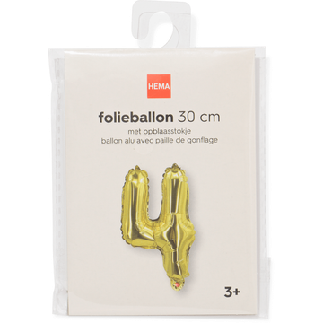 HEMA Folieballon Goud 4