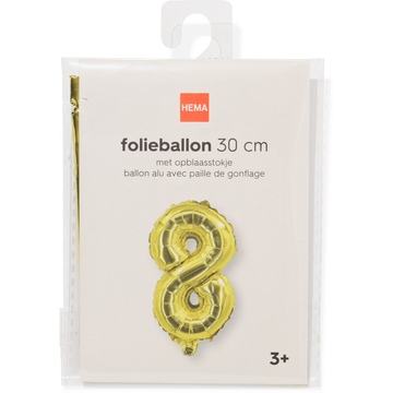 HEMA Folieballon Goud 8