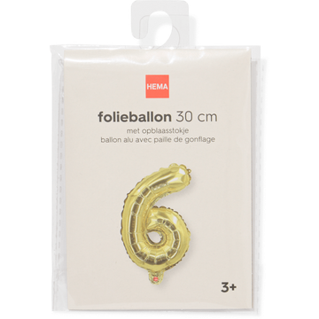 HEMA Folieballon Goud 6