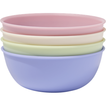 HEMA Kunststof Schaaltjes 340 ml 4 Stuks