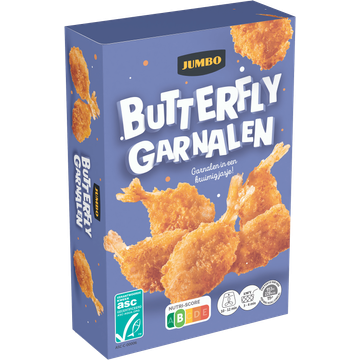 Jumbo Butterfly Garnalen Snacks 225 g