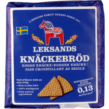 Leksands Zweeds Rogge Knäckebröd Original 200g
