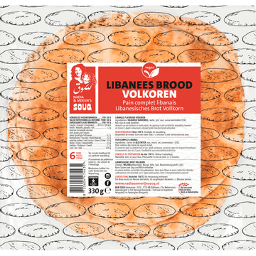 SOUQ Libanees Volkoren Brood 330g
