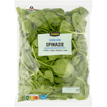 Jumbo Gewassen Spinazie 400 g