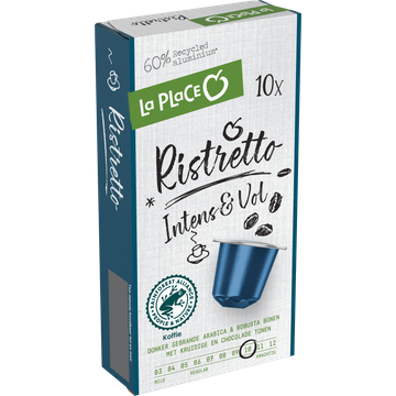 La Place Ristretto Nespresso Koffiecups 10 Stuks