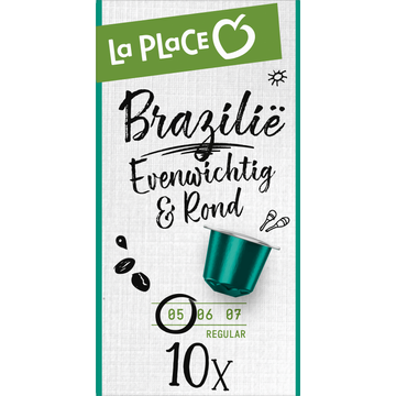 La Place Brazilië Nespresso Koffiecups 10 Stuks