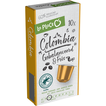 La Place Colombia Nespresso Koffiecups 10 Stuks