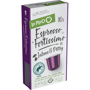 La Place Espresso Fortissimo Nespresso Koffiecups 10 Stuks