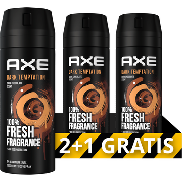 AXE Deodorant Bodyspray Dark Temptation 3 x 150 ml