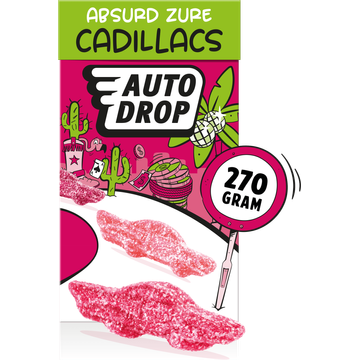 Autodrop Bekkentrekkend Zure Cadillacs 270 g