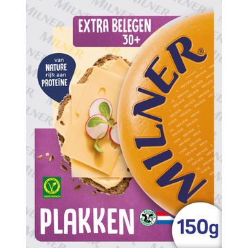 Milner Extra Belegen 30+ Kaas Plakken