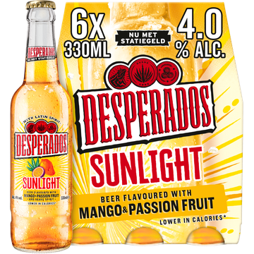 Desperados Sunlight Mango & Passionfruit 6x330ML