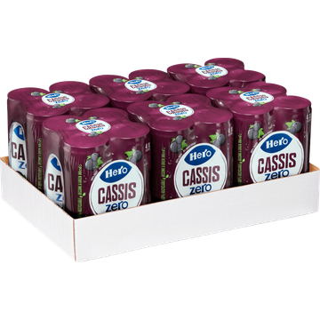 Hero Cassis Zero - 24 x 250 ml