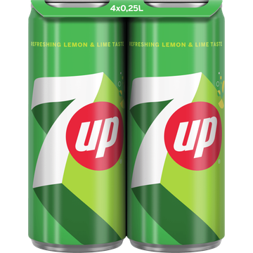 7UP Regular 4x250ML