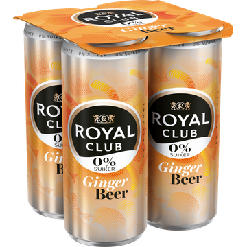 Royal Club Ginger Beer 0% 4 x 250ML