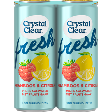 Crystal Clear Framboos Citroen 4 x 250ML
