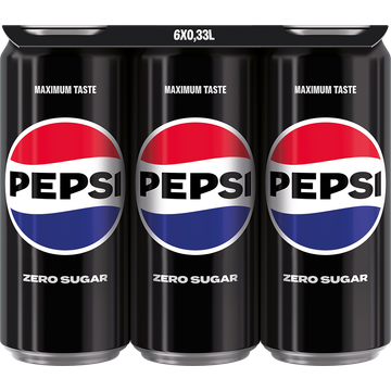 Pepsi Zero Sugar 6 x 330ML
