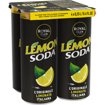 Royal Club Lemon Soda 4x250ML
