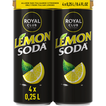 Royal Club Lemon Soda 4x250ML