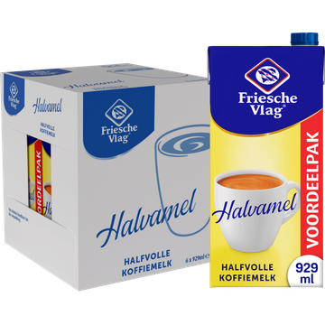 Friesche Vlag Halvamel 6 x 929 ml