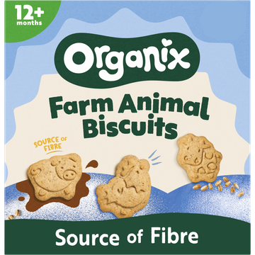 Organix Boerderijdieren koekjes babysnack 1+jr