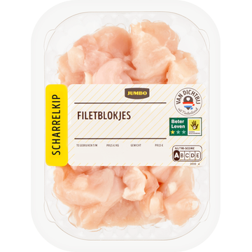 Jumbo Scharrelkip Kipfiletblokjes 200 g