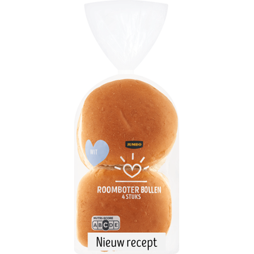 Jumbo - Roomboter Bollen Wit - 4 Stuks