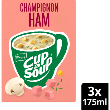 Knorr Champignon Ham Cup-a-Soup 3 x 175 ml