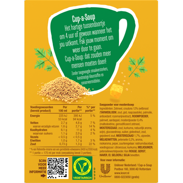 Knorr Mosterd Cup-a-Soup 3 x 175 ml