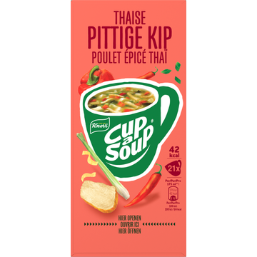 Knorr Cup-a-Soup Thaise Pittige Kip 21 x 12 g