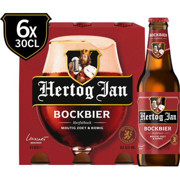 Hertog Jan Bockbier Speciaalbier Fles 6 x 30 cl