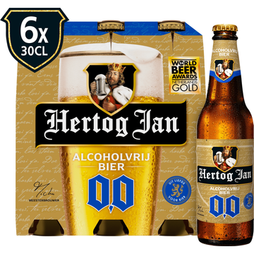 Hertog Jan Alcoholvrij Bier Fles 6 x 30 cl