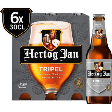 Hertog Jan Tripel Speciaalbier Fles 6 x 30 cl