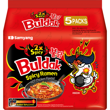 Samyang Buldak Noedels Spicy Ramen 5 x 140 g