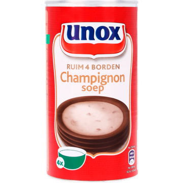 Unox Soep in Blik Champignonsoep 4 Porties 515 ml